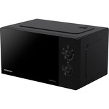 Hisense H20MOBP1G, Four à micro-ondes Noir, Comptoir, Micro-ondes grill, 20 L, 700 W, Rotatif, Noir