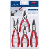 KNIPEX Jeu de pinces à circlips 00 20 03 V02, Set de pinces Rouge