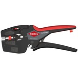 KNIPEX NexStrip Outil multifonction pour électricien, Pince à dénuder Noir/Rouge