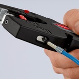 KNIPEX NexStrip Outil multifonction pour électricien, Pince à dénuder Noir/Rouge