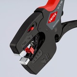 KNIPEX NexStrip Outil multifonction pour électricien, Pince à dénuder Noir/Rouge