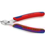 KNIPEX Super Knips électronique 78 23 125, Pinces électroniques Rouge/Bleu