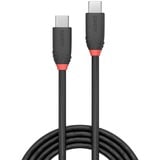 Lindy 36906 câble USB USB 3.2 Gen 1 (3.1 Gen 1) 1 m USB C Noir Noir, 1 m, USB C, USB C, USB 3.2 Gen 1 (3.1 Gen 1), 10 Gbit/s, Noir