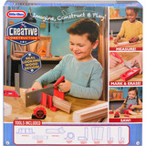 MGA Entertainment Little Tikes Creative Construction - Ensemble de mesure et de découpe, Outils pour enfants 
