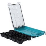 Makita Organisateur plat M, Boîte à outils Bleu/transparent
