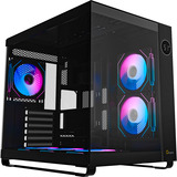 Ocypus Iota C70 ARGB boîtier midi tower Noir | 2x USB-A | 1x USB-C | RGB | Verre trempé