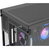 Ocypus Iota C70 ARGB boîtier midi tower Noir | 2x USB-A | 1x USB-C | RGB | Verre trempé