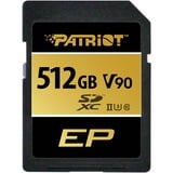 Patriot EP 512 GB SDXC, Carte mémoire Noir