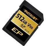 Patriot EP 512 GB SDXC, Carte mémoire Noir