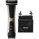 Philips 7000 series Bodygroom Series 7000 BG7025/15 Tondeuse aine et corps étanche Noir/gris, Mouillé & sec, Lame auto-aiguisable, Sans entretien, aucune lubrification nécessaire, AC/Batterie, Noir