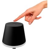 Philips Hue Lampe à poser portable Hue Go Noir, Philips Hue White and Color ambiance Lampe à poser portable Hue Go, Lampe de table intelligente, Bluetooth/Zigbee, Noir, LED, Métal, Ampoule(s) non remplaçable(s)