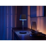 Philips Hue Lampe à poser portable Hue Go Noir, Philips Hue White and Color ambiance Lampe à poser portable Hue Go, Lampe de table intelligente, Bluetooth/Zigbee, Noir, LED, Métal, Ampoule(s) non remplaçable(s)