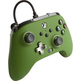 PowerA 1516982-01, Manette de jeu Vert olive/Noir