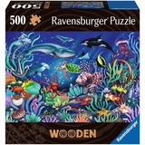 Ravensburger Puzzle en bois En bas dans la mer 