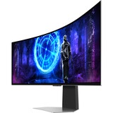 SAMSUNG G95SD écran plat de PC 124,5 cm (49") 5120 x 1440 pixels Dual QHD OLED Argent Moniteur UltraWide gaming incurvé  Argent, 124,5 cm (49"), 5120 x 1440 pixels, Dual QHD, OLED, 0,03 ms, Argent
