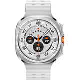 SAMSUNG Galaxy Watch Ultra 3,81 cm (1.5") AMOLED 47 mm Numérique 480 x 480 pixels Écran tactile 4G Titane, Blanc Wifi GPS (satellite), Smartwatch 3,81 cm (1.5"), AMOLED, Écran tactile, 64 Go, GPS (satellite), 60,5 g