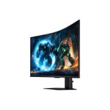 Samsung G75F écran plat de PC 94 cm (37") 3840 x 2160 pixels 4K Ultra HD LCD Noir Moniteur gaming incurvé Noir, 1x DisplayPort, 2x HDMI, 2x USB-A, 165 Hz, 94 cm (37"), 3840 x 2160 pixels, 4K Ultra HD, LCD, 1 ms, Noir