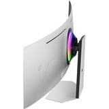 Samsung G95SD écran plat de PC 124,5 cm (49") 5120 x 1440 pixels Dual QHD OLED Argent Moniteur UltraWide gaming incurvé Argent, 1x DisplayPort, 1x HDMI, 1x Micro HDMI, 3x USB-C, 240 Hz, 124,5 cm (49"), 5120 x 1440 pixels, Dual QHD, OLED, 0,03 ms, Argent