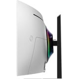 Samsung G95SD écran plat de PC 124,5 cm (49") 5120 x 1440 pixels Dual QHD OLED Argent Moniteur UltraWide gaming incurvé Argent, 1x DisplayPort, 1x HDMI, 1x Micro HDMI, 3x USB-C, 240 Hz, 124,5 cm (49"), 5120 x 1440 pixels, Dual QHD, OLED, 0,03 ms, Argent