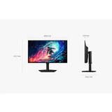 Samsung Odyssey S27HG612SU OLED (G61SH) 27" Moniteur gaming Noir, 1x DisplayPort, 1x HDMI, 240 Hz, 68,6 cm (27"), 2560 x 1440 pixels, Quad HD, OLED, 0,03 ms, Noir