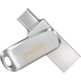 SanDisk Ultra Dual Drive Luxe lecteur USB flash 32 Go USB Type-A / USB Type-C 3.2 Gen 1 (3.1 Gen 1) Acier inoxydable, Clé USB Argent, 32 Go, USB Type-A / USB Type-C, 3.2 Gen 1 (3.1 Gen 1), 150 Mo/s, Pivotant, Acier inoxydable