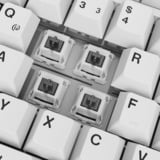 Sharkoon SKILLER SGK55W RGB clavier gaming Blanc, Layout DE (QWERTZ), Sharkoon Linéaire, 75%