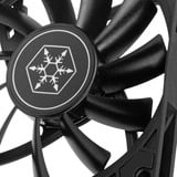 SilverStone Air Slimmer 90 ventilateur de boîtier Noir, 92 x 92 x 15 mm, PWM