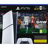 Sony PlayStation 5 Slim Digital Edition E-Chassis inkl. FC26, Console de jeu Blanc/Noir