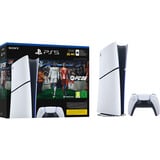 Sony Sony PS5 ConsoleSlim Digital 825GB  FC26, Console de jeu Blanc/Noir