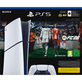Sony Sony PS5 ConsoleSlim Digital 825GB  FC26, Console de jeu Blanc/Noir