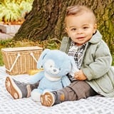 Spin Master Chien en peluche en 100 % matériau recyclé Bleu clair/Blanc