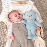 Spin Master Chien en peluche en 100 % matériau recyclé Bleu clair/Blanc