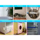 SwitchBot Détecteur d'eau WLAN avec câble capteur Blanc