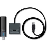 TP-Link Archer TXE70UH WLAN 5400 Mbit/s, Carte réseau Avec fil &sans fil, USB, WLAN, Wi-Fi 6E (802.11ax), 5400 Mbit/s, Noir