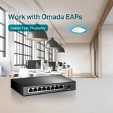 TP-Link TL-SG1008P, Switch Noir, PoE