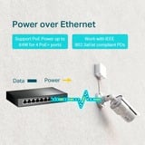 TP-Link TL-SG1008P, Switch Noir, PoE