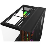 Thermaltake View 380 XL WS ARGB boîtier midi tower Noir/bois | 2x USB-A | 1x USB-C | RGB | Verre Trempé