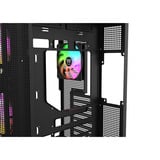 Thermaltake View 380 XL WS ARGB boîtier midi tower Noir/bois | 2x USB-A | 1x USB-C | RGB | Verre Trempé