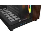 Thermaltake View 380 XL WS ARGB boîtier midi tower Noir/bois | 2x USB-A | 1x USB-C | RGB | Verre Trempé