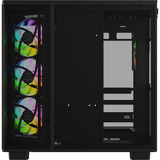 Thermaltake View 380 XL WS ARGB boîtier midi tower Noir/bois | 2x USB-A | 1x USB-C | RGB | Verre Trempé