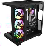 Thermaltake View 380 XL WS ARGB boîtier midi tower Noir/bois | 2x USB-A | 1x USB-C | RGB | Verre Trempé
