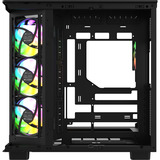 Thermaltake View 380 XL WS ARGB boîtier midi tower Noir/bois | 2x USB-A | 1x USB-C | RGB | Verre Trempé