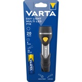 Varta Day Light Multi LED F10 Aluminium, Noir Lampe porte-clés, Lampe de poche Noir/Argent, Lampe porte-clés, Aluminium, Noir, Synthétique ABS, Aluminium, Caoutchouc, Boutons, CE, LED