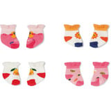 ZAPF Creation BABY born Chaussettes 2 paires 43cm, Accessoires de poupée BABY born Socks 2 assorted 43cm, Chaussettes de poupée, 3 an(s)