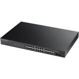 Zyxel GS1900-24HP Géré Gigabit Ethernet (10/100/1000) 1U Noir, Switch Géré, Gigabit Ethernet (10/100/1000), 1U