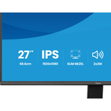 iiyama ProLite X2791HS-B1 27" Moniteur Noir (Mat), 1x DisplayPort, 1x HDMI, 120 Hz, 68,6 cm (27"), 1920 x 1080 pixels, Full HD, LED, Noir