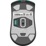 ASUS Gaming Mini Wireless - Hatsune Miku Edition, Souris gaming Turquoise/Blanc, Droitier, Optique, RF Wireless + Bluetooth + USB Type-A, 1200 DPI, Vert, Gris, Rose