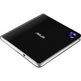 ASUS SBW-06D5H-U, Graveur Blu-ray externe Noir/Argent