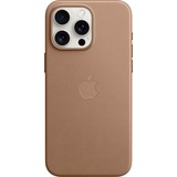 Apple Coque en tissage fin avec MagSafe pour iPhone 15 Pro Max, Housse smartphone Taupe