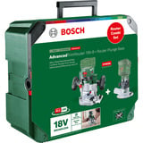 Bosch Défonceuse sans fil AdvancedTrimRouter 18V-8 Combi Set, Fraiseuse Vert/Noir